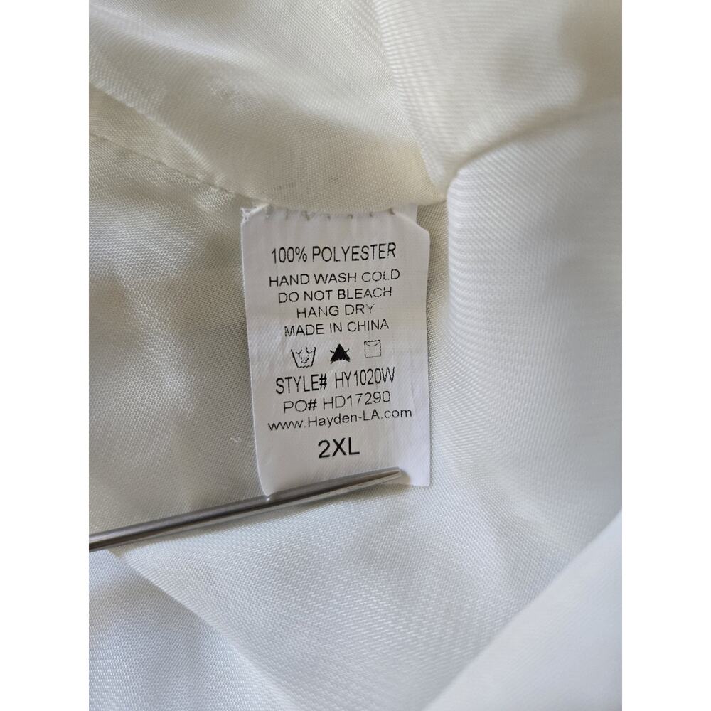Hayden LA 2XL White Floral Maxi Dress Cottage Prairie Modest Farmcore Country - Picture 11 of 11